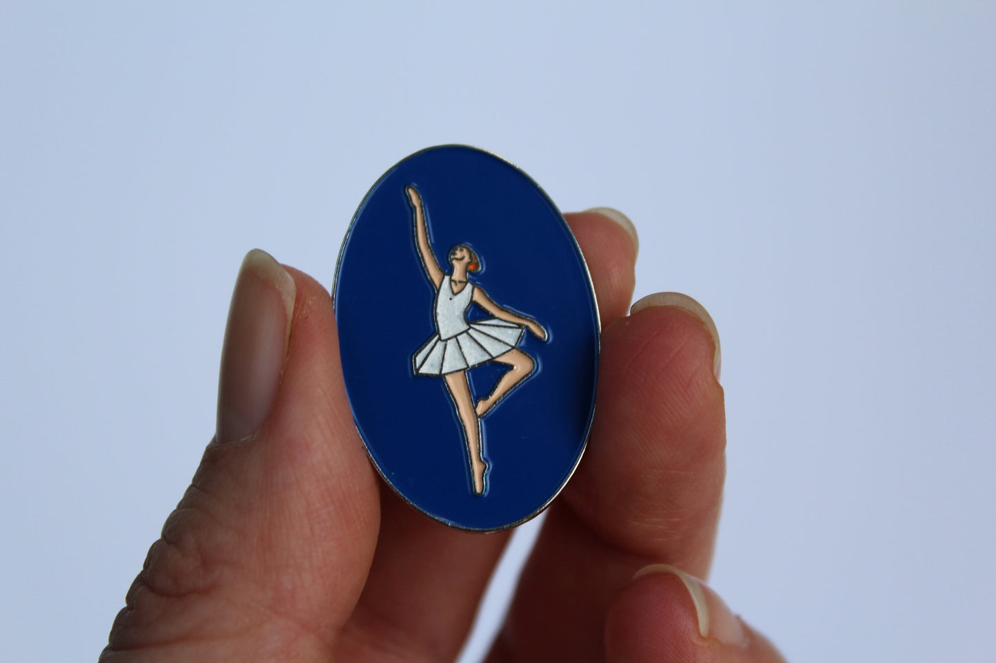 Ballerina enamel pin