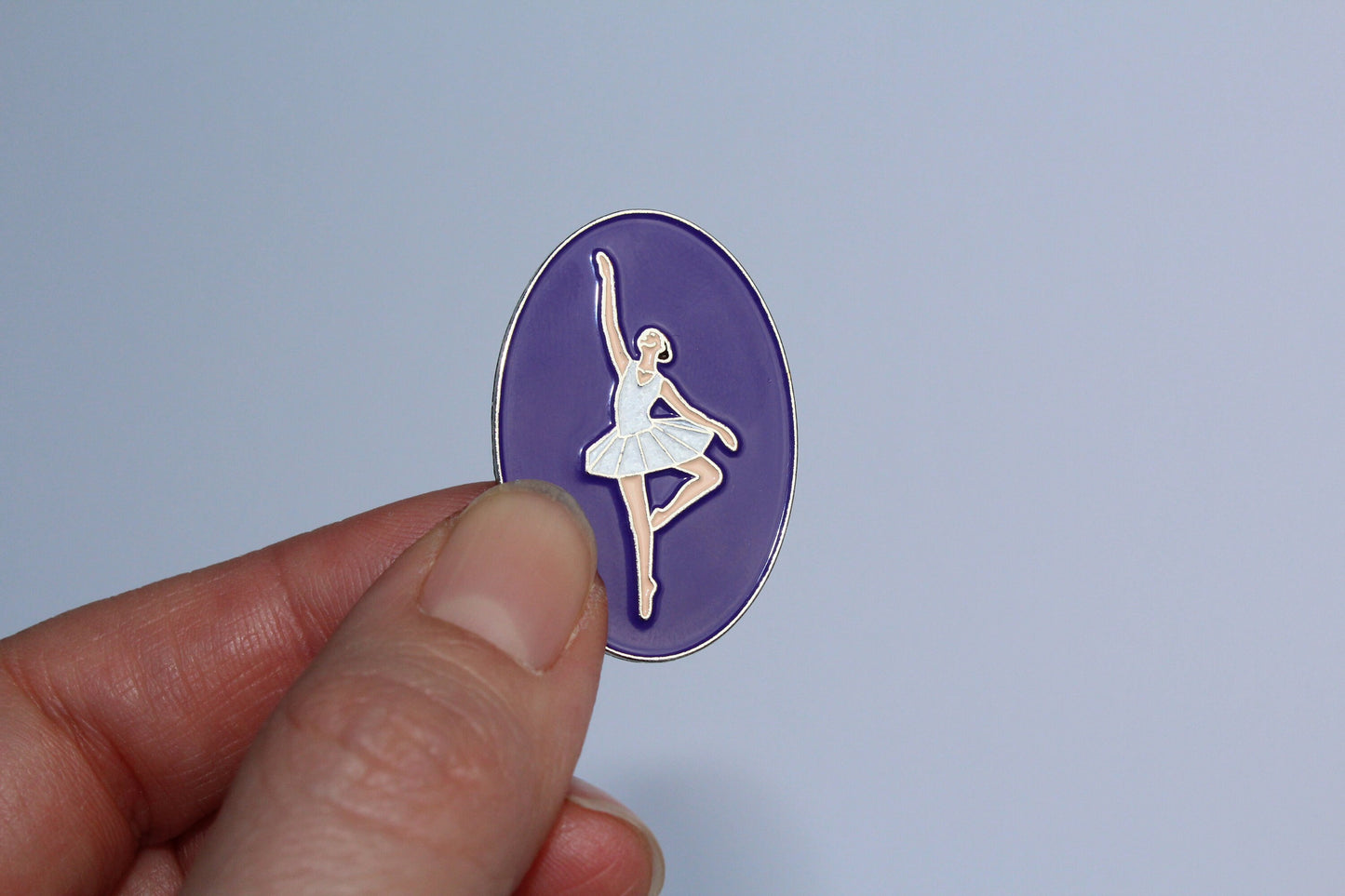 Ballerina enamel pin