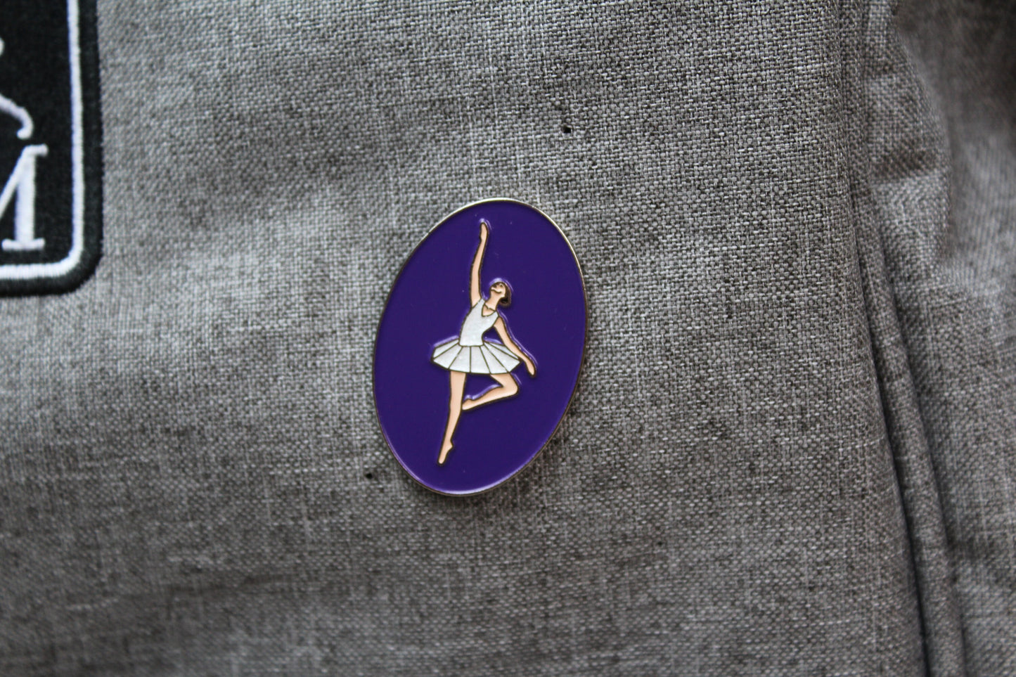 Ballerina enamel pin